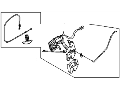 Chevy 96649301 LATCH,REAR COMPARTMENT LID(INCLUDES 4,11,13,15,18,19,21)