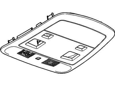 Cadillac 22805077 CONSOLE,ROOF(INCLUDES 1-9,11-15)(CASHMERE)