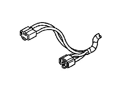 Chevy 12117321 CONNECTOR,FWD LAMP WIRING HARNESS(ALSO PART OF ITEM #1)(BLACK)(7-WAY MALE)(W/LEADS)