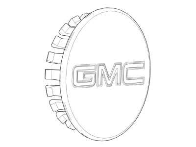 GMC 84165540 CAP PKG,WHEEL TRIM(INCLUDES 1)(INSTALL 0.10)(4 PC QTY OF 84107705)