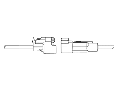 Chevy 19354851 CONNECTOR KIT,ENGINE WIRING HARNESS(AUTOMATIC TRANSMISSION ASSEMBLY X2)(BLACK)(12-WAY FEMALE)(W/O LEADS)(SIDE ELECTRIC CODE: T12)