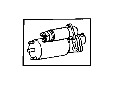 GMC 1876555 STARTER MOTOR,REMANUFACTURED (1987-91 W/9B5)(INCLUDE ITEMS #2-36)