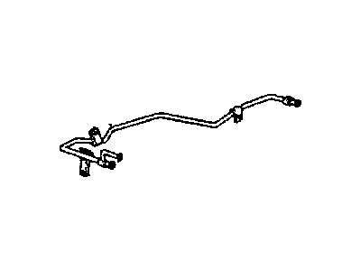 Chevy 14101133 PIPE, CROSSOVER (CONTROL VALVE TO LH EXHAUST MANIFOLD)(1985-86)(*01)