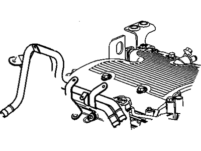 Buick 12598522 PIPE,HEATER INLET & OUTLET(INCLUDES 23)(TO AUXILIARY HEATER HOSE ASSEMBLY & DASH FITTING)