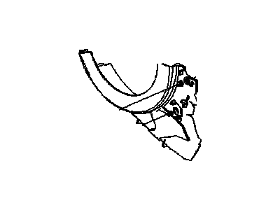 GM 24240156 Baffle, Front Differential Carrier