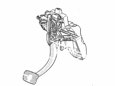 Chevy 84090726 BRACKET,BRAKE PEDAL