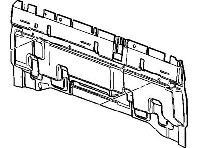 Chevy 22854529 INSULATOR,BODY REAR PANEL(W/O FOAM STRIP ON THE BACK)