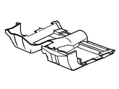 GM 25767367 Carpet Assembly, Front Floor Panel *Wheat