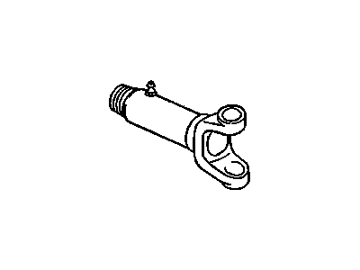 Chevy 15580343 YOKE,PROPELLER SHAFT REAR SLIP(PART OF 12)(DANA)