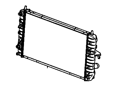 Cadillac 25769585 RADIATOR,(SEE GROUP 01.000 "RADIATOR ASM" FOR DETAILED ILLUSTRATED VIEW)