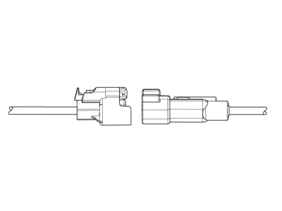 Chevy 19355165 CONNECTOR KIT,CHASSIS WIRING HARNESS(FUEL PUMP AND LEVEL SENSOR ASSEMBLY)(BLACK)(2.5MM)(8-WAY FEMALE)(W/LEADS)(SIDE ELECTRIC CODE: A7)