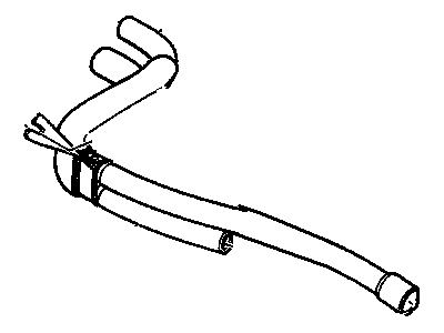 Buick 10256543 HOSE,HEATER INLET & OUTLET(INCLUDE 2-4,13,15,16)