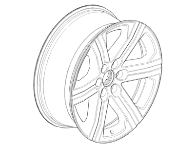 Cadillac 20939931 WHEEL,FRONT & REAR(22 X 9.0)(BRIGHT FINISH)