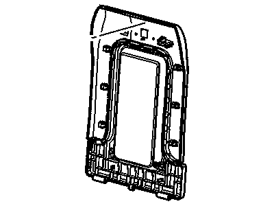 GM 19127366 Compartment Kit,Front Seat Storage *Neutral