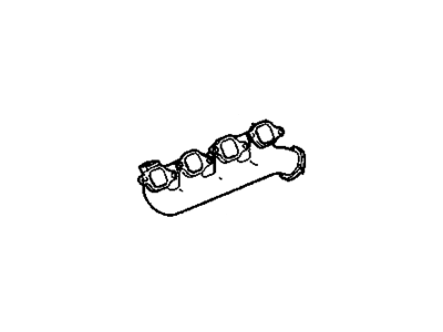 GMC 12616286 MANIFOLD,EXHAUST(INCLUDES SHIELD,BOLTS)