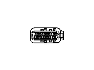 GMC 13584095 CONNECTOR KIT,WIRING HARNESS(THROTTLE BODY)(BLACK)(6-WAY FEMALE)(W/LEADS)(GT150,SEALED)(3.339)(SIDE ELECTRIC CODE: Q38)