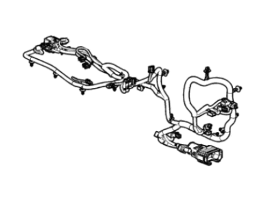 Chevy 84999197 HARNESS,FRONT FLOOR CONSOLE WIRING(PART OF 7)(USE WITH COOLER BOX SWITCH KEY B)(W/COOLER BOX SWITCH KEY D SEE 2ND DESIGN 85542051)