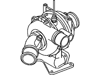 GMC 19329915 TURBOCHARGER,COMPRESSOR AIR INTAKE(REMANUFACTURED-NOT FOR SALE WHERE IMPORTS ARE RESTRICTED)