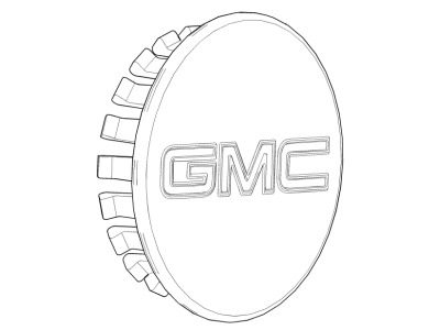 GMC 84388429 CAP PKG,WHEEL TRIM(INSTALL 0.10)(0.0349 KG)(BRUSHED BACKGROUND)