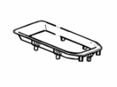 GM 84651938 Tray, F/Flr Cnsl A/Rst Stow *Silver V