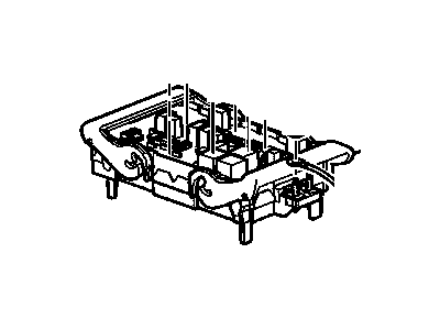 GMC 22798219 BLOCK,ENGINE WIRING HARNESS JUNCTION(INCLUDES 2-5,14,15)(LABELED 22798219)