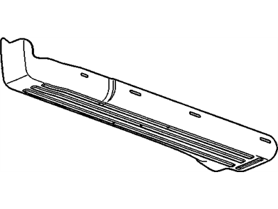 Chevy 84566178 SHIELD,FUEL TANK(W/O BOLTS)