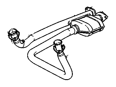 Chevy 15733228 CONVERTER,3WAY CATALYTIC(W/EXHAUST MANIFOLD PIPE)(DUAL SYSTEM)(INCLUDES 6)(CODE ULS)