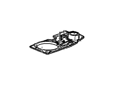 Cadillac 20869833 BRACKET,REAR WINDOW PANEL LID HINGE