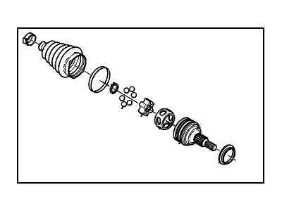 Cadillac 26028005 LUBRICANT KIT,FRONT WHEEL DRIVE SHAFT CV JOINT(INBOARD)(FOR PROFESSIONAL USE ONLY)(NOT FOR RETAIL SALE)(*KIT1,KIT3,KIT5)