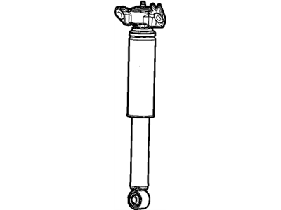 GM 23455253 Rear Shock Absorber (W/Upper Mount)