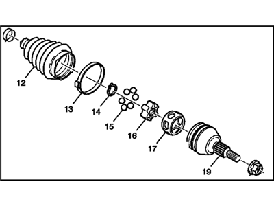 Cadillac 26028005 LUBRICANT KIT,REAR WHEEL DRIVE SHAFT CV JOINT(INBOARD)(FOR PROFESSIONAL USE ONLY)(NOT FOR RETAIL SALE)(*KIT2)(6.060)