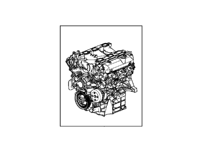 Pontiac 19178140 ENGINE,GASOLINE (SERVICE)(REMANUFACTURED-NOT FOR SALE WHERE IMPORTS ARE RESTRICTED)