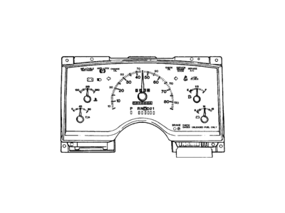 GMC 16151234 BULB,INSTRUMENT CLUSTER(W/SOCKET)(1.2CP)(STAMPED 1234)(PC119, BLUE SOCKET)