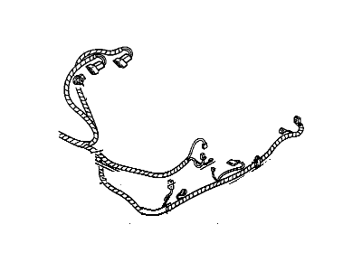 GMC 12101821 CONNECTOR-W/LEADS, 2-WAY F. *NATURAL(WIRING HARNESS)(2.535)