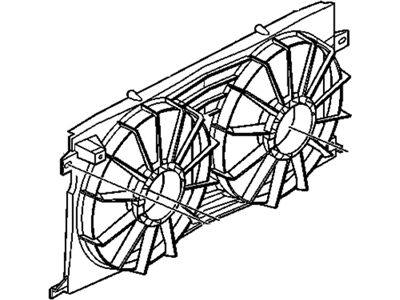 Cadillac 12487695 FAN,ENGINE COOLANT(INCLUDES 3-8)(SP)