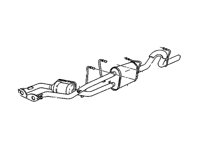 GMC 19122086 CONVERTER,CATALYTIC (W/EXHAUST PIPE)(INCLUDES 18)(REARWARD INCLUDES)(USE TOGETHER WITH 19131697)