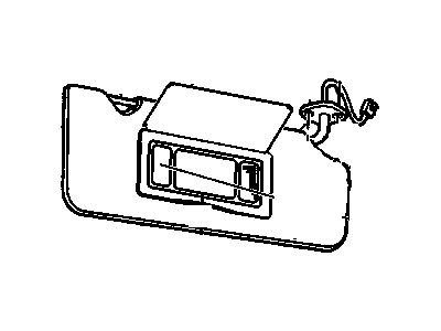 Chevy 10406762 Sunvisor