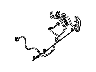 Chevy 84172556 HARNESS,FRONT SIDE DOOR DOOR WIRING(BUILT W/O LOCK OUT)(FOR 1ST DESIGN SEE 22778451)