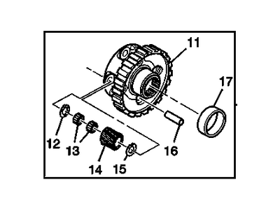 GM 29539512 Carrier Asm,Output