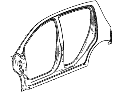 Chevy 95917113 PANEL,BODY SIDE OUTER(SEE GROUP 12 "SHEET METAL/BODY SIDE & DOORS" FOR DETAILED ILLUSTRATED VIEW)(NON-RS)