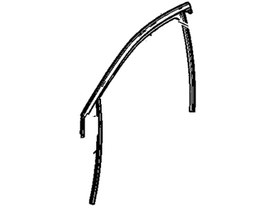 Chevy 95406420 WEATHERSTRIP,FRONT SIDE DOOR WINDOW(INCLUDES WINDOW RUNNING CHANNEL)