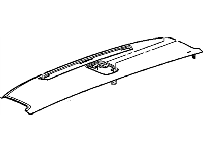 GM 25919464 Panel Assembly, Instrument Upper *Cocoa