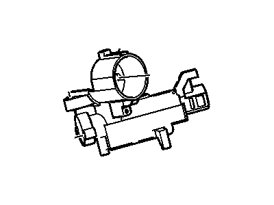 GMC 20793134 HOUSING,IGNITION & START SWITCH(USE ON MY 2009-2012 VEHICLES WITH SOLENOID 2-PINION SQUARE CONNECT DESIGN)(INCLUDES 2,3,14)(SOLENOID IS PART OF THE HOUSING)(LABELED 20793134)