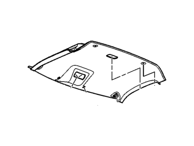 GMC 22900563 MODULE,FRONT HDLNR TRIM(INCLUDES 3-7,13-15)(SHALE)