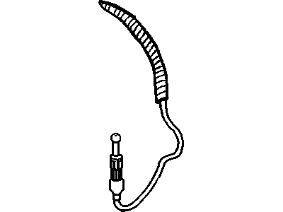 Pontiac 12162235 CABLE,RADIO ANTENNA(PART OF BODY WIRING HARNESS)(660MM)