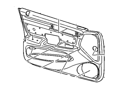 Chevy 12101762 CONNECTOR,SWITCH-OUTSIDE REAR VIEW MIRROR REMOTE CONTROL(FRONT SIDE DOOR DOOR HARNESS)(NATURAL)(10-WAY FEMALE)(METRI-PACK 150)(W/LEADS)(2.535)