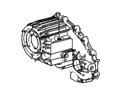 GMC 12383601 CASE,TRANSFER(FRONT HALF)(ELECTRIC SHIFT 2 SPEED)(INCLUDES 40,59,61,62,65)(INCLUDES BEARINGS, CASE, GEAR, RINGS, SEAL, SECTOR & SHAFT)