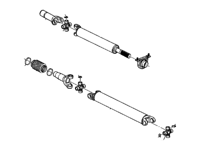 Chevy 15746004 SHAFT,FRONT & REAR PROPELLER(INCLUDES 2-14)