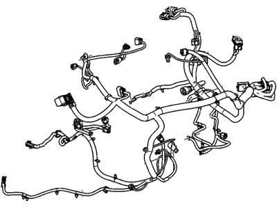 Chevy 25806697 HARNESS,ENGINE WIRING(INCLUDES 2-4,7,16)