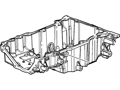 Cadillac 12654316 PAN,OIL(INCLUDES 433-439,441-443,448-453)(FOR FWD/RWD VEHICLES)